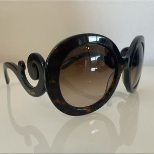 Prada Minimal Baroque Swirl Sunglasses